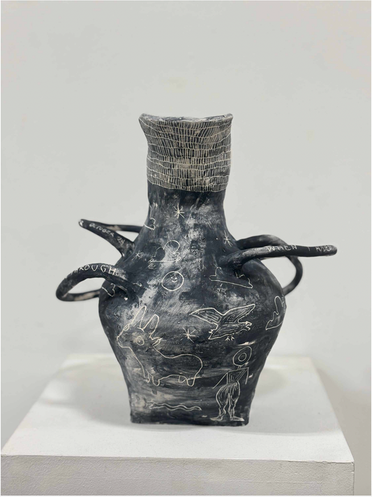 Going Through Emotion Like Water Multi-Handled Ewer