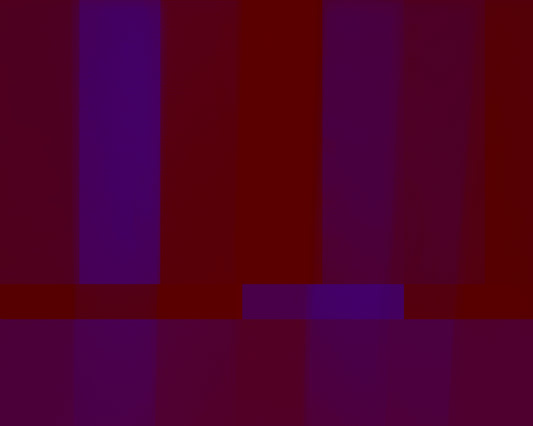Red Painterly Test Pattern